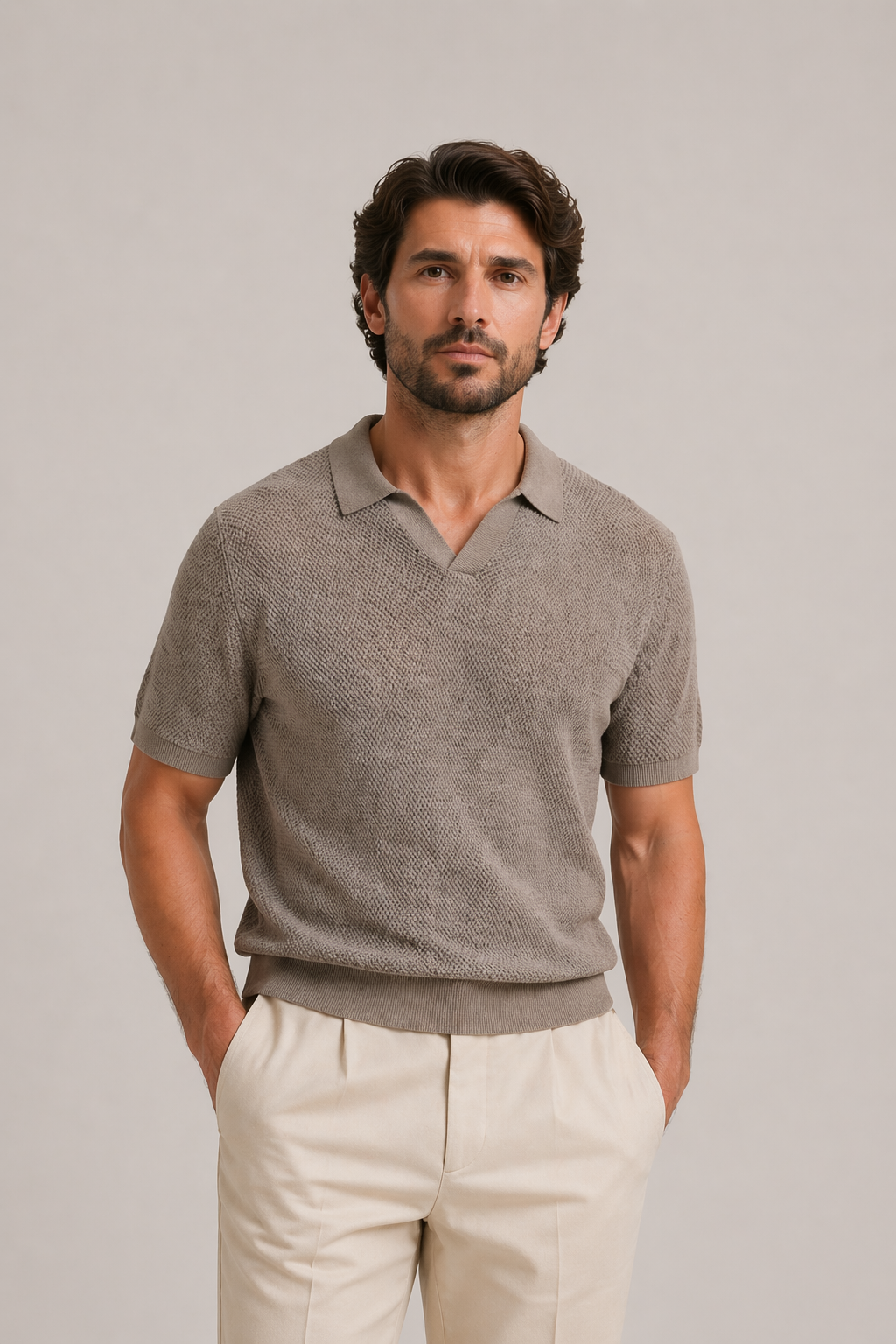 Avelin Textured Polo